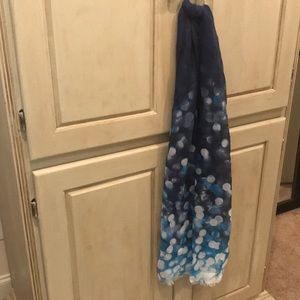 Nine West Blue Dot Scarf